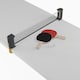 image 2 of Decathlon Table Tennis Set for Small Tables with Rollnet + 2 PPR100 Bats + 2 Balls