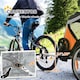 image 6 of PawHut 2-in-1 Dog Bicycle Trailer w/ Safety Leash, Reflectors - Orange