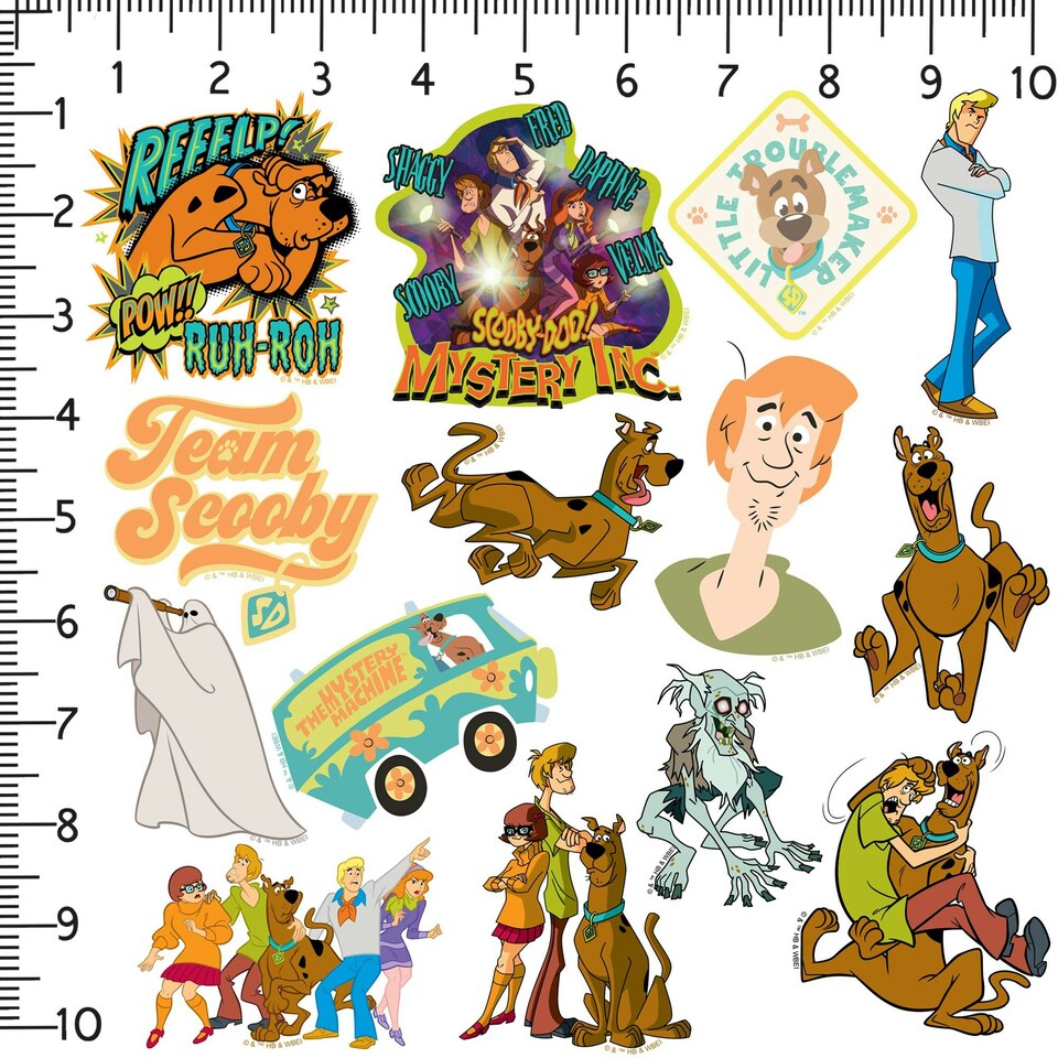 image 1 of Scooby Doo Assorted Designs Stickers (Pack of 100) - Multicoloured - One Size