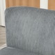 image 4 of HOMCOM Modern Corduroy Double Seat Sofa w/ Wood Frame Foam Padding High Back Soft Comfortable Compact Couch Home Office Grey