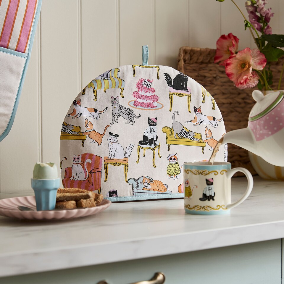 image 1 of Ulster Weavers Cool Cats Tea Cosy Multi