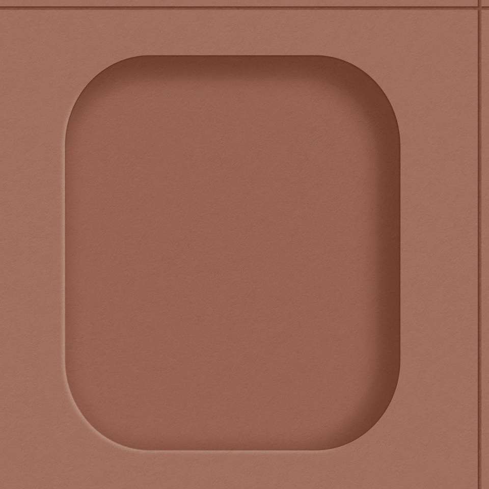 image 1 of Fine Decor FD43977 Sloane Panel Wallpaper, Clay