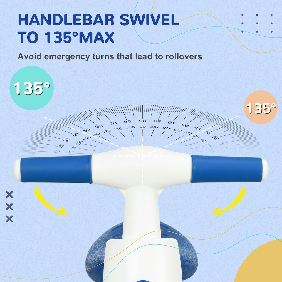 image 1 of AIYAPLAY Baby Balance Bike, for Ages 18-36 Months w/ Anti-Slip Handlebars