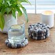 image 1 of Set of 4 Handmade Felt Ball Coasters