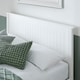 image 4 of Dawson White Wooden Ottoman Bed King Size | White