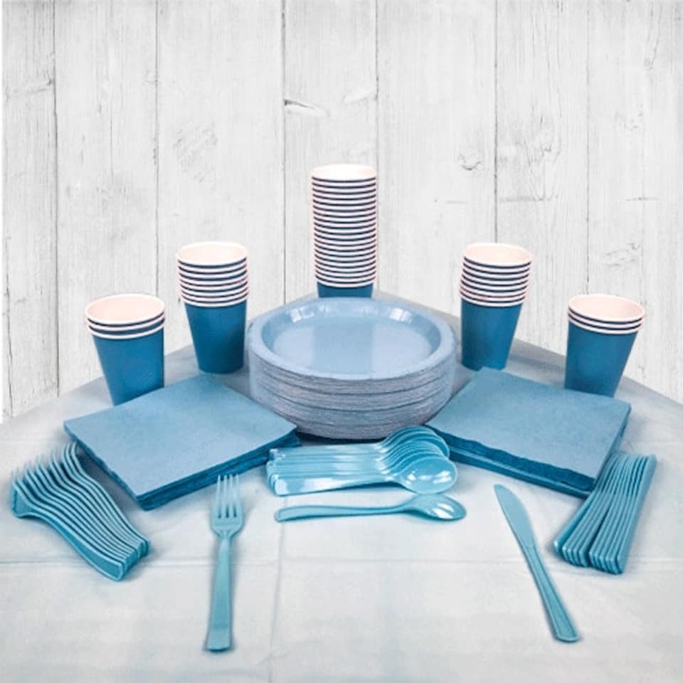 Baby Blue 56 Person Party Pack