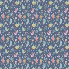 Blue 100% Cotton Poplin Fabric for Dressmaking, Quilting, 150cm / 59" Wide - per metre