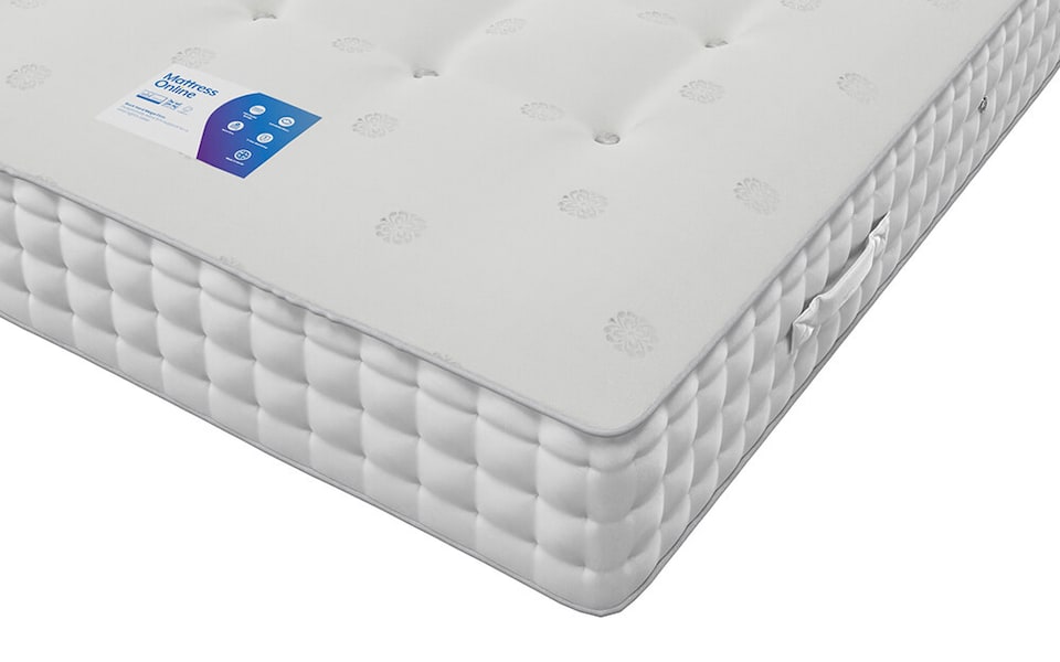 image 1 of Rock Hard Mega Firm 1500 Pocket Mattress Double | White | 1