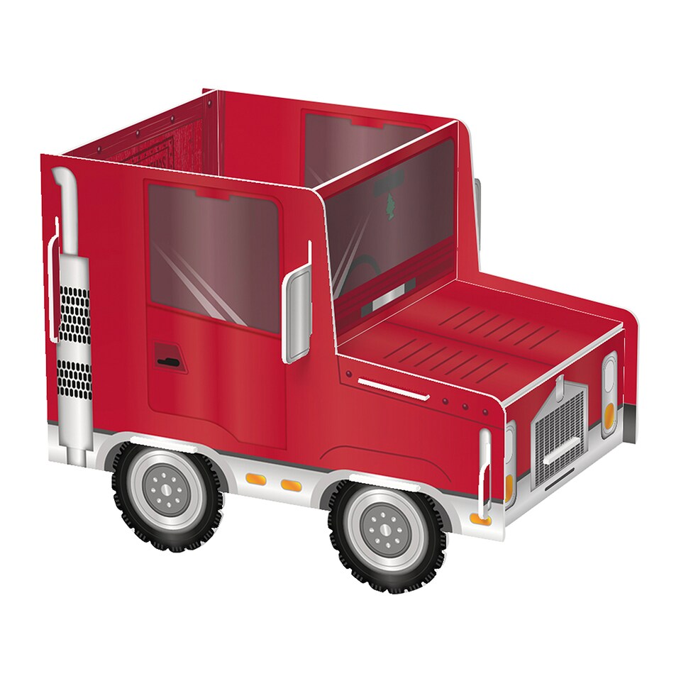 image 1 of Christmas Truck Present Cardboard Gift Holder 82cm