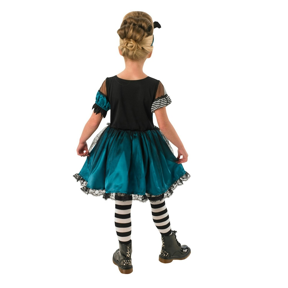 image 1 of Bristol Novelty Girls Frankie Costume - Multicoloured - S S