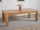 image 2 of Dakot 222cm Chunky Extra Large Solid Oak Dining Table | Brown | Light Oak