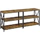 image 1 of Yaheetech Industrial 3-Layer Shelved TV Stand