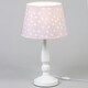 image 3 of BHS Glow Kid's LED Polka Dot Table Lamp, Pink