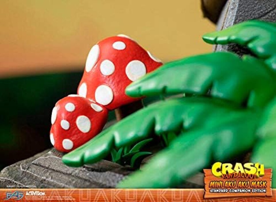image 1 of First4Figures Crash Bandicoot Mini Aku Aku Mask RESIN Statue