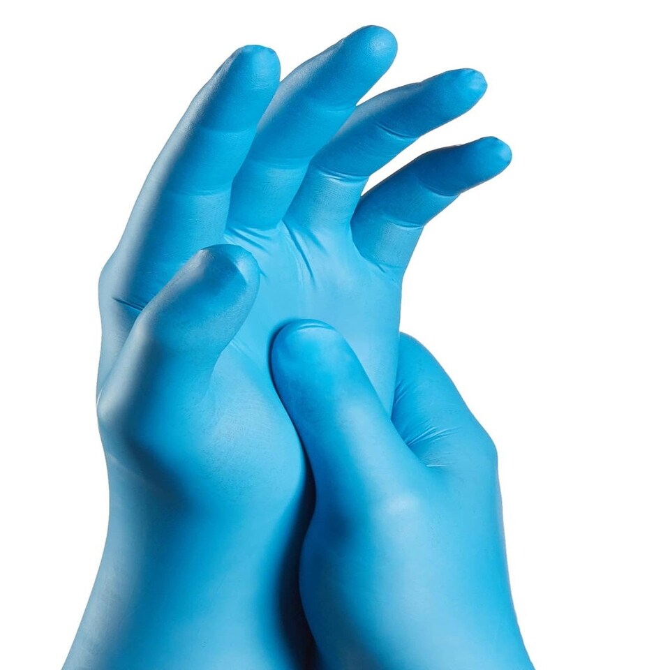 image 1 of Touchguard Blue Nitrile Gloves - Box of 100x Blue | Small
