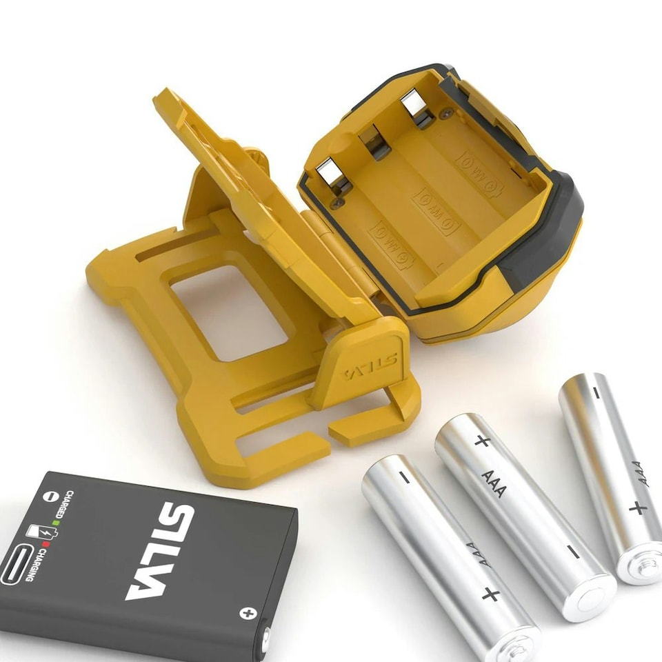 image 1 of Silva Head Torch Dust Tight Water and Shock Resistant Yellow Discover 500 Lumen