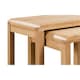 image 4 of Classic Stylish Curve Nest of Tables Brown