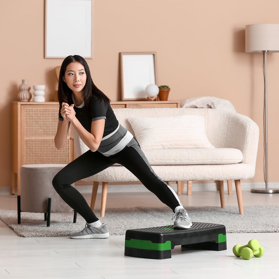 image 1 of Kayman Aerobic Exercise Step with Two Adjustable Height Levels