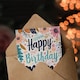 image 3 of Birthday Card Pastel Boho Flower Design for Mum