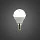image 1 of ValueLights 6 Pack E14 White Plastic Golfball LED 4W Cool White 6500K 400lm Light Bulb
