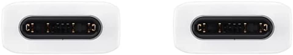 image 1 of Samsung 1M 25W USB C to C Charging Cable White - EP-DA705BWEGWW