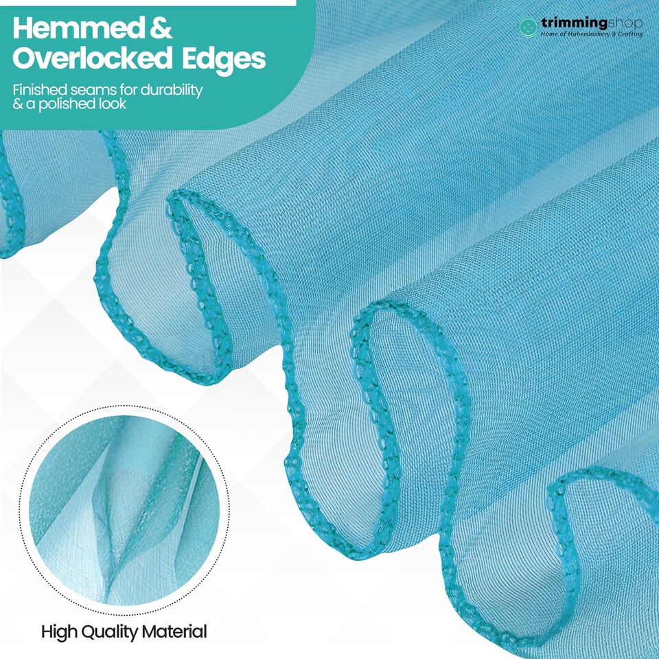 image 1 of 17 x 280cm Organza Chair Sashes, Sheer Sash Ties - 25pcs