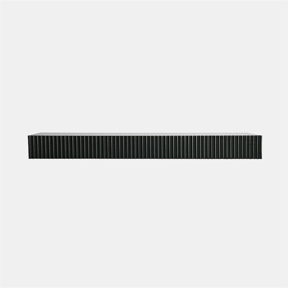 OHS Ribbed Rectangle Shelf Wall Mounted Storage Space Saving Modern