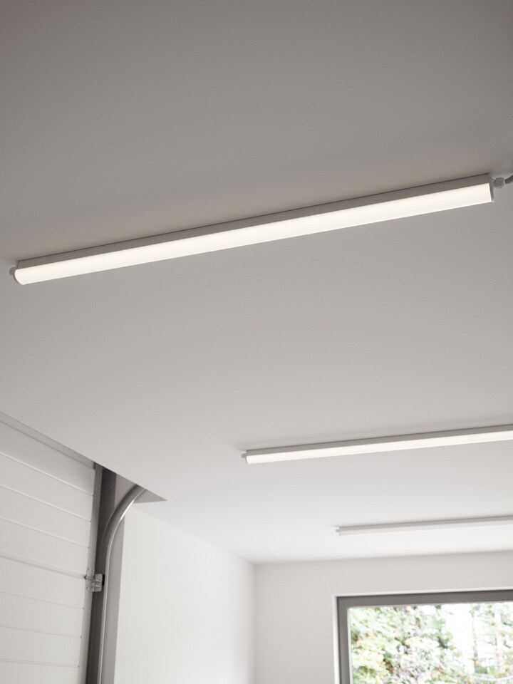 image 1 of Westport 120 Singel | Batten Light Fitting | Grey