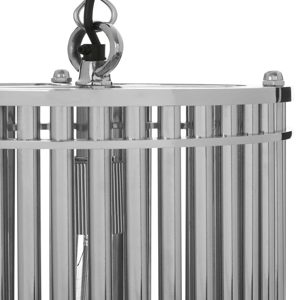 image 1 of Interiors by Premier Medium Pendant Light in Black and Copper