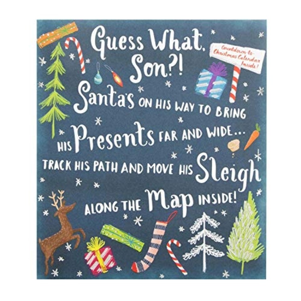 image 1 of Hallmark 25499247 Countdown to Christmas Activity Card