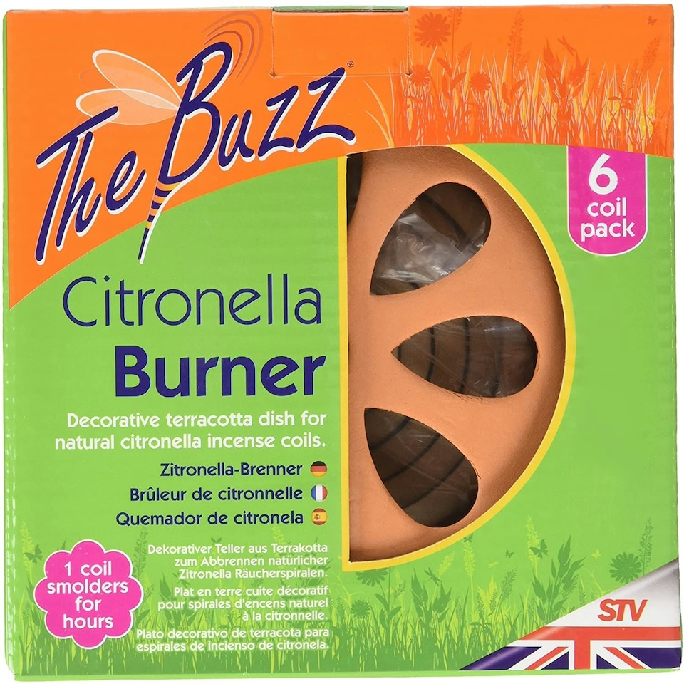 image 1 of The Buzz Citronella Burner Coils (Pack of 6) - Orange - One Size