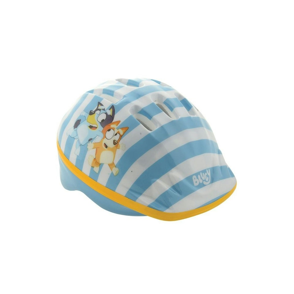 Bluey Childrens/Kids Safety Helmet - Blue/White/Yellow - One Size