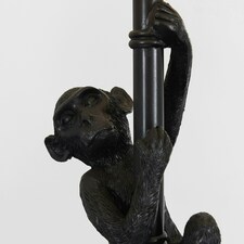 ValueLights Hanging Monkey Animal Quirky Modern Black Floor Lamp Base