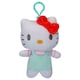 image 5 of Hello Kitty Soft Toy Clip On Kitty Cute Plush Huggable Cuddly 12cm Blue