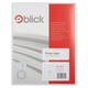 image 1 of Blick 16 Per Sheet 25 Sheets, 100mm x 34mm, Rectangular, White, 400 Labels