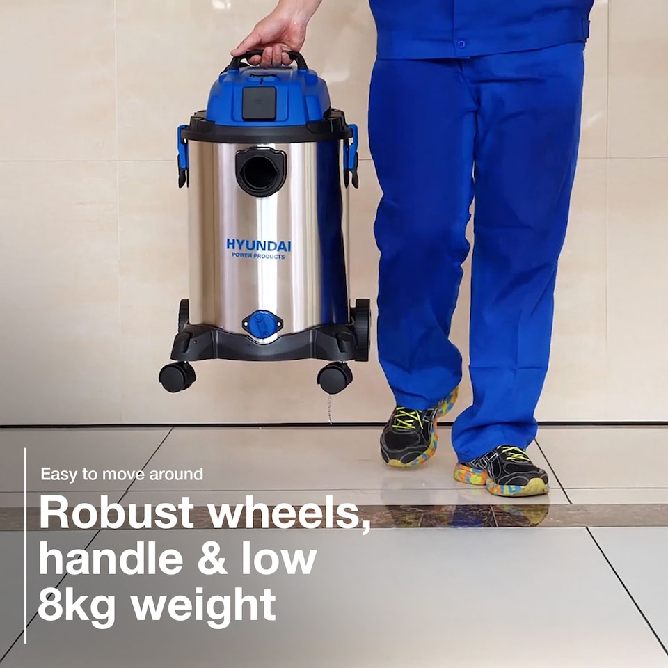 image 1 of Hyundai 1400W 30L 3-In-1 Wet and Dry Electric Vacuum Cleaner HEPA type Filtration | HYVI3014