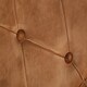 image 2 of Interiors by Premier Light brown Leather And Iron Stool Brown