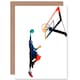 image 1 of Basketball Slam Dunk Hoop Kids Adult Birthday Card