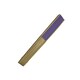 image 4 of Light Purple Paper Foldable Hand Held Bamboo Wooden Fan by Parev
