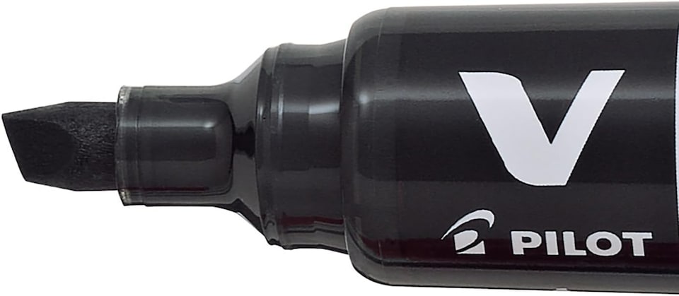 image 1 of 10 x Pilot V-Board Master Chisel Tip Medium Drywipe Marker Assorted