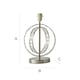 image 5 of ValueLights Modern Chrome Acrylic Jewel Intertwined Double Hoop Design Table Lamp Base | Grey