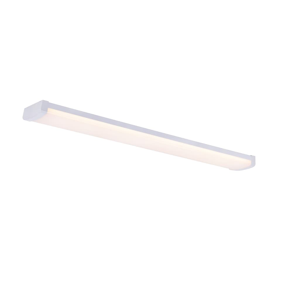 image 1 of Nordlux Wilmington Indoor Batten Light Fitting White Plastic Intergrated LED  25,000hrs - Mains Powered, IP20
