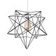 image 1 of ValueLights Sadira Black Ceiling Pendant Shade & Bulb | Black