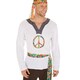 image 3 of Mens Jimmy Hippie Costume | Brown | brown/white | XL | 1