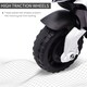 image 5 of HOMCOM Kids 6V Electric Motorcycle Ride-On Toy Battery 18 - 48 months White