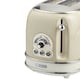 image 2 of Ariete 0155/13 Vintage Retro 2 Slice Toaster, Defrost & Reheat, Cream