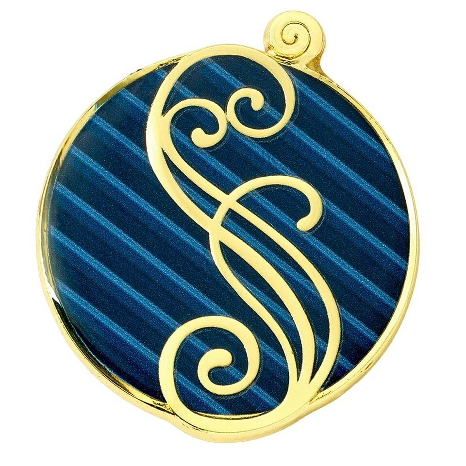 image 1 of Wicked Shiz University Badge - Blue/Gold - One Size