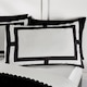 image 2 of Catherine Lansfield So Soft Mono Panel Duvet Cover Set | Cream | Cream/Black