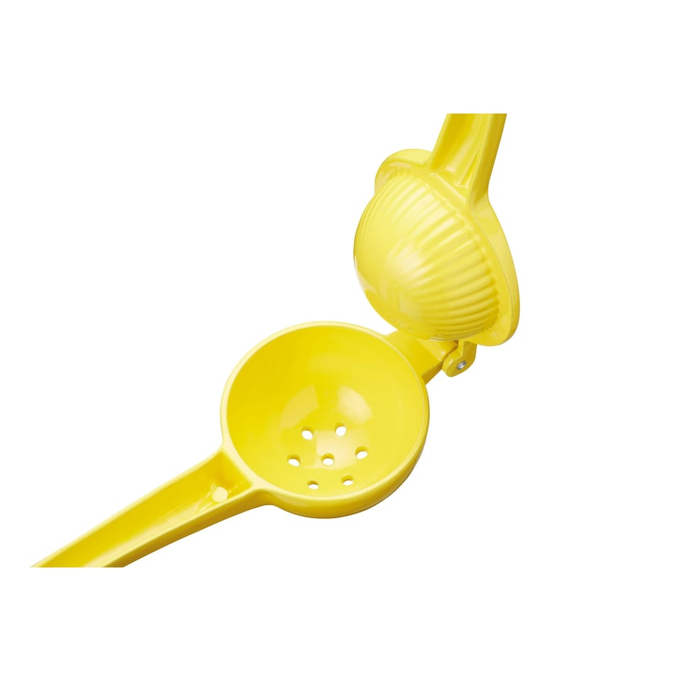 image 1 of KitchenCraft Lemon Squeezer Yellow Metal