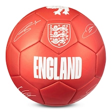 England FA Size 5 Phantom Signature Football - Red | Multi